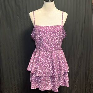 SHEIN floral print romper